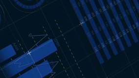 Animation of financial data processing over black background. Global finance, business, connections, computing and data processing concept digitally generated video. - Powered by Shutterstock - Get 15% off with code: PIKWIZARD15