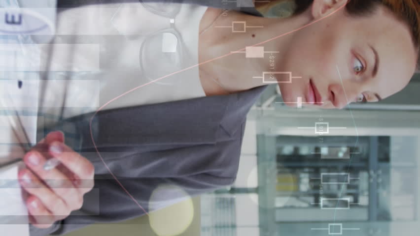 Animation of data processing over caucasian business people at meeting. global business and digital interface concept digitally generated video. - Powered by Shutterstock - Get 15% off with code: PIKWIZARD15