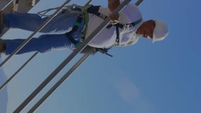 Animation of financial data processing over wind turbine. global environment, sustainability, data processing and business concept digitally generated video. - Powered by Shutterstock - Get 15% off with code: PIKWIZARD15