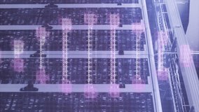 Animation of interference and interference over server servers. Global connections data processing and digital interface concept digitally generated video. - Powered by Shutterstock - Get 15% off with code: PIKWIZARD15