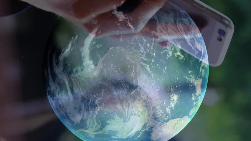 Animation of financial data processing and globe over caucasian woman using smartphone. Global business, finances and digital interface concept digitally generated video. - Powered by Shutterstock - Get 15% off with code: PIKWIZARD15