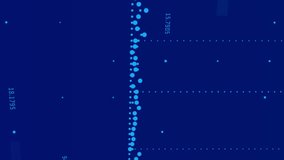 Animation of financial data processing over blue background. Global business, finance, computing and data processing concept digitally generated video. - Powered by Shutterstock - Get 15% off with code: PIKWIZARD15