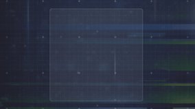 Animation of scope scanning and data processing over server room. Global technology, computing and digital interface concept digitally generated video. - Powered by Shutterstock - Get 15% off with code: PIKWIZARD15