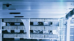 Animation of data processing, mathematical equations and plexus network against server room. Computer interface and business data storage technology concept - Powered by Shutterstock - Get 15% off with code: PIKWIZARD15