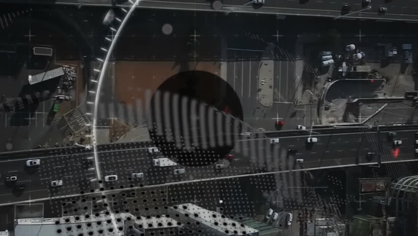 Animation of network of digital icons over spinning globe against aerial view of cityscape. Global networking and business technology concept - Powered by Shutterstock - Get 15% off with code: PIKWIZARD15