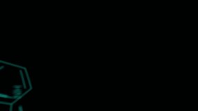 Animation of chemical formulas and data processing over fingerprints on black background. digital security, biometric data, science and technology concept digitally generated video. - Powered by Shutterstock - Get 15% off with code: PIKWIZARD15