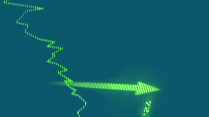 Animation of green graph with upward arrows and data processing over blue world map. Data, business, statistics, digital interface and global communication, digitally generated video. - Powered by Shutterstock - Get 15% off with code: PIKWIZARD15