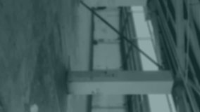 Animation of financial data processing over empty warehouse. Global shipping, business and data processing concept digitally generated video. - Powered by Shutterstock - Get 15% off with code: PIKWIZARD15