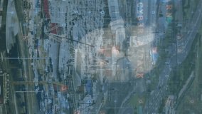 Animation of data processing over caucasian hacker. global digital security and identity, digital interface and data processing concept digitally generated video. - Powered by Shutterstock - Get 15% off with code: PIKWIZARD15