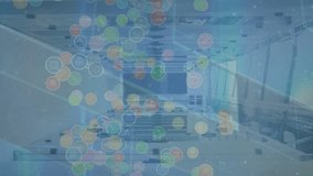 Animation of social media reaction and tech icons over servers. Global network, communication and technology concept digitally generated video. - Powered by Shutterstock - Get 15% off with code: PIKWIZARD15