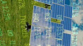 Animation of financial data processing over cityscape. Global connections sports fitness and data processing concept digitally generated video. - Powered by Shutterstock - Get 15% off with code: PIKWIZARD15