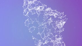 Animation of dna strand spinning on purple background. Global science, research, computing and data processing concept digitally generated video. - Powered by Shutterstock - Get 15% off with code: PIKWIZARD15