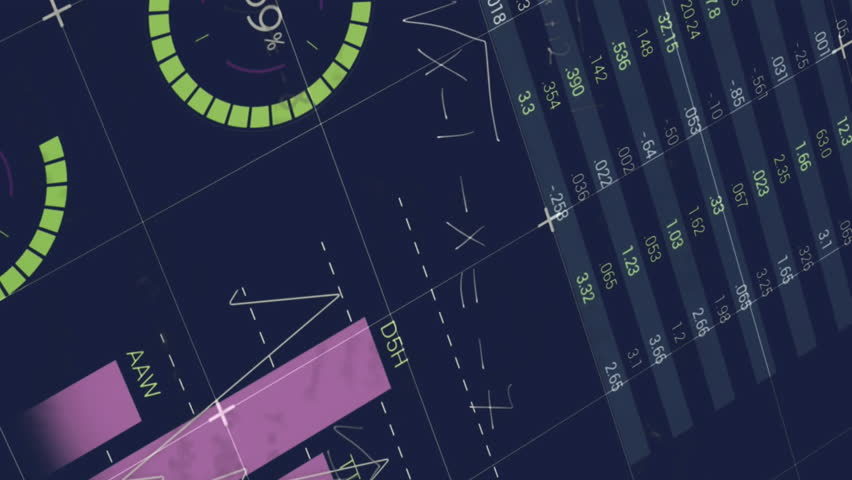 Animation of mathematical equations over statistical data processing against blue background. Computer interface and business data technology concept - Powered by Shutterstock - Get 15% off with code: PIKWIZARD15