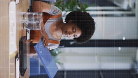 Animation of statistical data processing against team of diverse colleagues discussing at office. Computer interface and business data technology concept - Powered by Shutterstock - Get 15% off with code: PIKWIZARD15