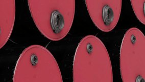 Animation of graph with data processing over barrels on black background. Global shipping, computing and digital interface concept digitally generated video. - Powered by Shutterstock - Get 15% off with code: PIKWIZARD15