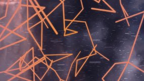 Animation of network of connections with icons over pattern and data processing. Global business finances data processing and technology concept digitally generated video. - Powered by Shutterstock - Get 15% off with code: PIKWIZARD15