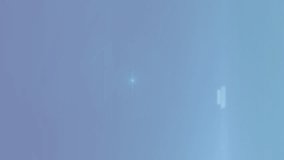 Animation of light trails and moving columns over blue background. Global business, computing and digital interface concept digitally generated video. - Powered by Shutterstock - Get 15% off with code: PIKWIZARD15