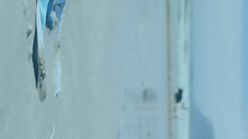 Animation of trading board and graphs over close-up on mask and dogs playing on beach. Digital composite, multiple exposure, report, finance, stock market, corona virus and protection concept. - Powered by Shutterstock - Get 15% off with code: PIKWIZARD15