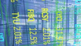 Animation of stock market data processing and mathematical equations against computer server room. Global economy and business data storage technology concept - Powered by Shutterstock - Get 15% off with code: PIKWIZARD15