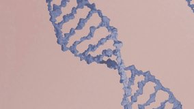 Birth control pills with DNA strands animation on pink background. Healthcare, contraception, family planning, medicine, genetics, biology - Powered by Shutterstock - Get 15% off with code: PIKWIZARD15