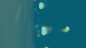 Animation of digital information moving on bokeh car and street lights at night in background. communication technology digital interface concept, digitally generated video. - Powered by Shutterstock - Get 15% off with code: PIKWIZARD15