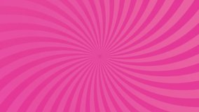 Animation of 50 percent retro speech bubble on spinning pink stripes in background. shopping, retail and savings concept digitally generated video. - Powered by Shutterstock - Get 15% off with code: PIKWIZARD15