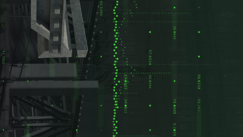 Animation of construction site, financial data processing and statistics. global development, business, digital interface and data processing concept digitally generated video. - Powered by Shutterstock - Get 15% off with code: PIKWIZARD15