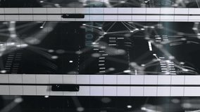 Animation of fingerprint icon over data processing and server room. Social media and digital interface concept digitally generated video. - Powered by Shutterstock - Get 15% off with code: PIKWIZARD15