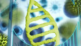 Animation of medical data processing over server room. Global medicine, technology, data processing and digital interface concept digitally generated video. - Powered by Shutterstock - Get 15% off with code: PIKWIZARD15