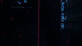 Digital animation of Mathematical equations and diagrams moving over spinning globe against black background. Global networking and connection concept - Powered by Shutterstock - Get 15% off with code: PIKWIZARD15