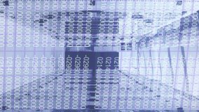 Digital animation of Network of digital icons over data processing against empty server room. Global networking and online security concept - Powered by Shutterstock - Get 15% off with code: PIKWIZARD15