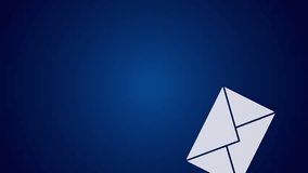 Animation of binary coding, envelope icons and data processing. Global networks, digital interface, computing and data processing concept digitally generated video. - Powered by Shutterstock - Get 15% off with code: PIKWIZARD15