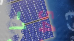 Stock market data processing against solar panels in blue sky. global finances and renewable energy concept - Powered by Shutterstock - Get 15% off with code: PIKWIZARD15