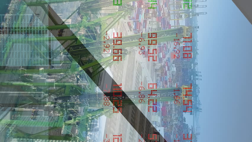 Stock market and financial data processing against aerial view of cityscape. global finance and business concept - Powered by Shutterstock - Get 15% off with code: PIKWIZARD15