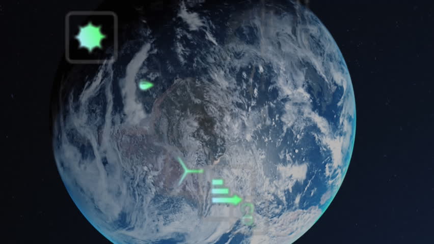 Animation of data processing over globe. global networks, data processing, connections and digital interface concept digitally generated video. - Powered by Shutterstock - Get 15% off with code: PIKWIZARD15