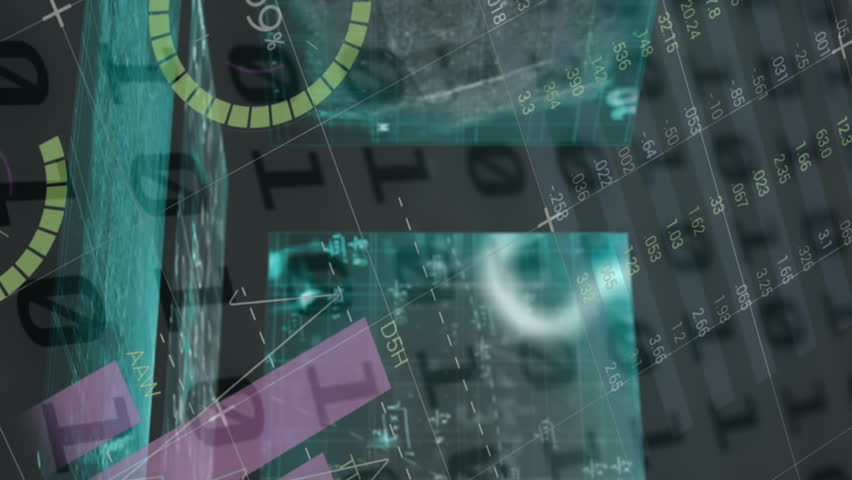 Animation of financial data processing and mathematical equations over black background. global business, connections, digital interface and technology concept digitally generated video. - Powered by Shutterstock - Get 15% off with code: PIKWIZARD15