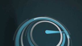 Animation of computer circuit board over clock on blackv background. global business, finances and digital interface concept digitally generated video. - Powered by Shutterstock - Get 15% off with code: PIKWIZARD15