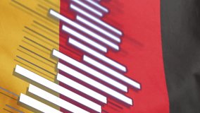 Animation of data processing over flag of germany. Global patriotism and digital interface concept digitally generated video. - Powered by Shutterstock - Get 15% off with code: PIKWIZARD15