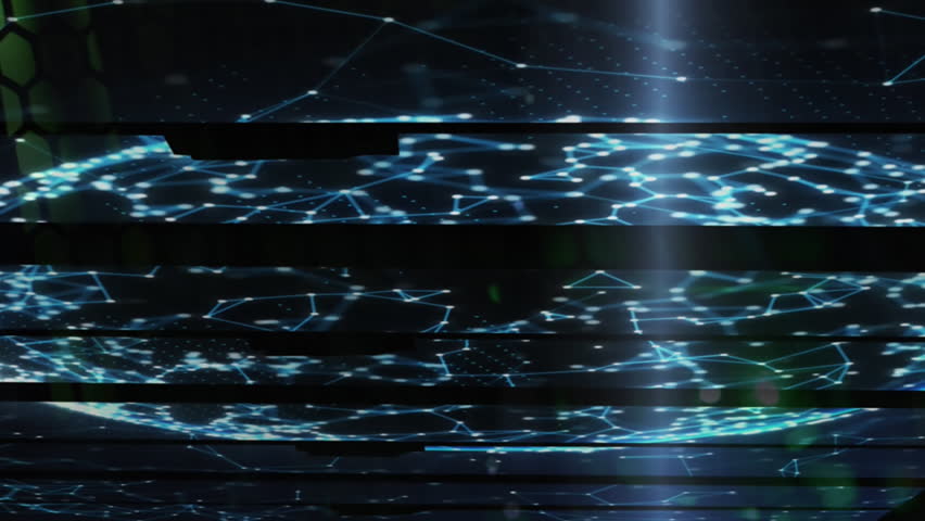 Animation of shapes moving and globe over server room. Global business and digital interface concept digitally generated video. - Powered by Shutterstock - Get 15% off with code: PIKWIZARD15