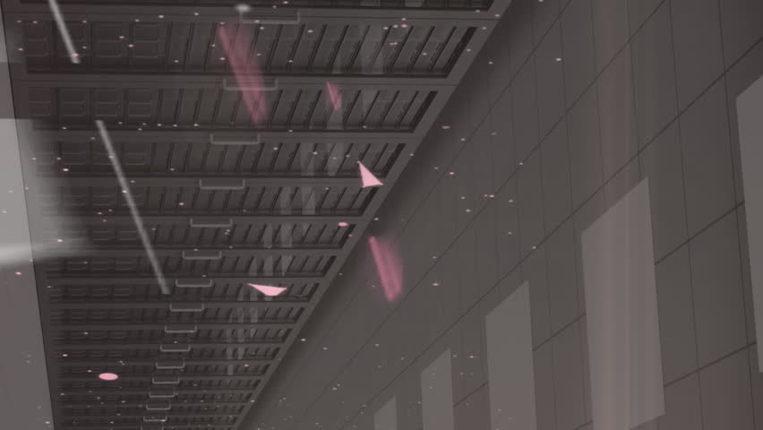 Digital animation of Globe of digital icons and glowing spot of light over Plexus network against multiple servers. Global networking and online security concept - Powered by Shutterstock - Get 15% off with code: PIKWIZARD15