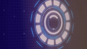 Animation of human head and scientific data processing over blue background. Global medicine, science, digital interface, computing and data processing concept digitally generated video. - Powered by Shutterstock - Get 15% off with code: PIKWIZARD15