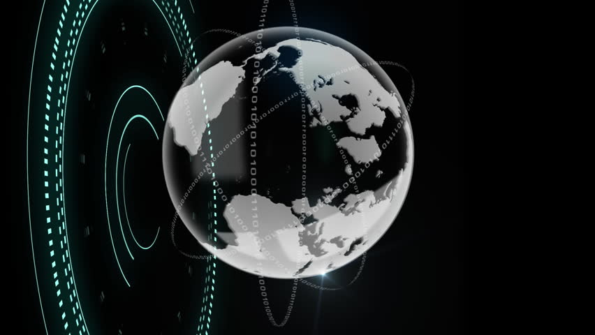 Animation of globe, data processing over scopes scanning. Global computing, digital interface and data processing concept digitally generated video. - Powered by Shutterstock - Get 15% off with code: PIKWIZARD15
