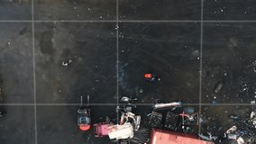 Animation of financial data processing statistic recording over world map and urban industrial site. Global finance business economy environment concept digitally generated image. - Powered by Shutterstock - Get 15% off with code: PIKWIZARD15