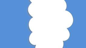 Animation of multiple heart shaped and multi coloured balloons floating against blue sky and clouds. Happy Valentines Day celebration concept digitally generated image. - Powered by Shutterstock - Get 15% off with code: PIKWIZARD15