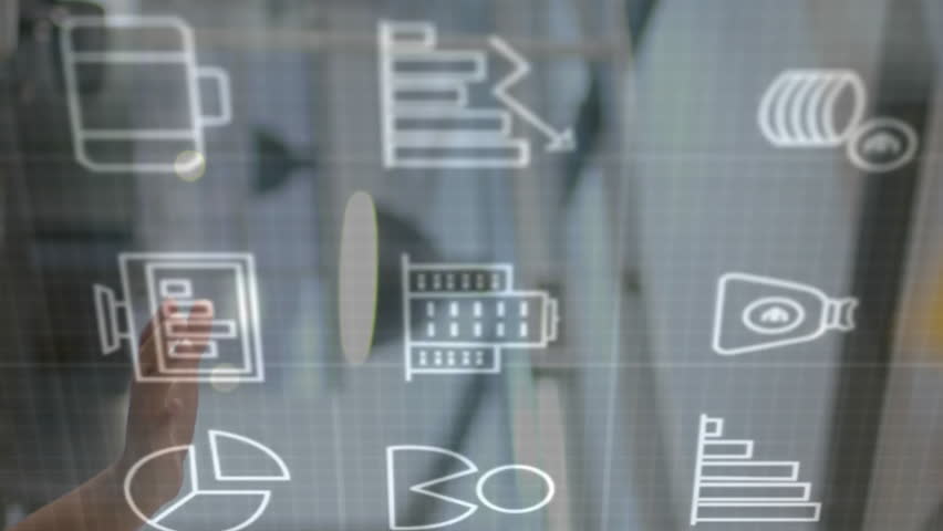 Animation of business icons and data processing over african american businesswoman in office. Global finance, business, connections, computing and data processing concept digitally generated video. - Powered by Shutterstock - Get 15% off with code: PIKWIZARD15