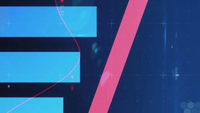 Animation of financial statistics, data processing with red arrow descending and bubbles. global finance and business concept digitally generated video. - Powered by Shutterstock - Get 15% off with code: PIKWIZARD15