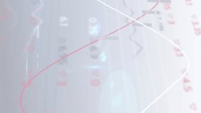 Animation of financial data processing over globe and cardboard boxes. global shipping, delivery and shopping concept digitally generated video. - Powered by Shutterstock - Get 15% off with code: PIKWIZARD15