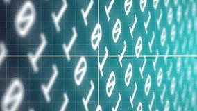 Animation of scope scanning over binary coding data processing. global data processing, connections and digital interface concept digitally generated video. - Powered by Shutterstock - Get 15% off with code: PIKWIZARD15