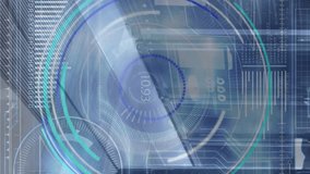 Animation of digital interface and data processing over server room. global business, finances, digital interface and connections concept digitally generated video. - Powered by Shutterstock - Get 15% off with code: PIKWIZARD15