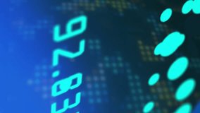 Data processing and pound symbol over a round scanner against world map on blue background. global economy and business technology concept - Powered by Shutterstock - Get 15% off with code: PIKWIZARD15